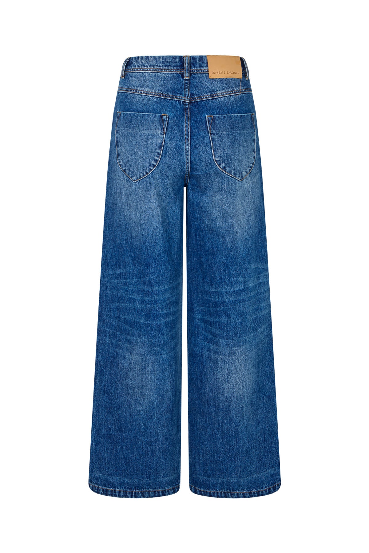 Dalia - Denim retro fit pants I Dark indigo 5 - Rabens Saloner - DK