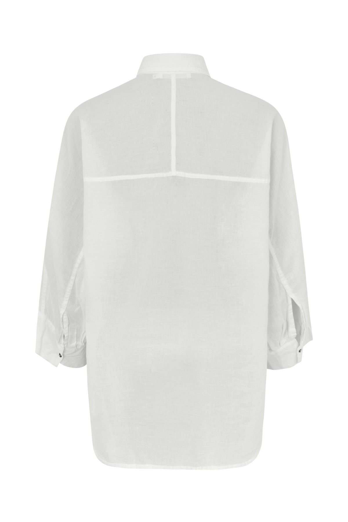 Chloe - Cotton shirt I White 6 - Rabens Saloner - DK