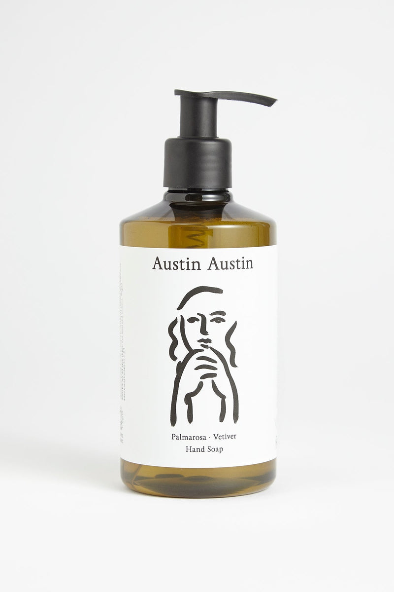 Austin Austin - Hand Soap I Palmarosa - Vetiver Palmarosa - Vetiver 300 ML 1 - Rabens Saloner - DK