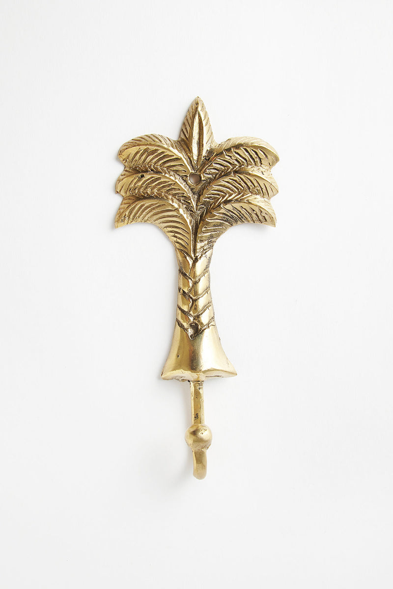 Brass Palm hook - Palm hook I Shiny brass Shiny brass L:21 cm B: 8,5 1 - Rabens Saloner - DK