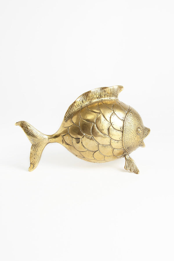 Decorative Brass Fish - Rabens Apartment I Brass Brass 12 x 19 CM 1 - Rabens Saloner - DK