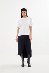 Margot - FOT cropped t-shirt I White White XS/S 1 - Rabens Saloner - DK