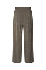 Knit lounge wide pants - Filine I Mole melange 6 - Rabens Saloner - DK