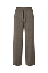 Knit lounge wide pants - Filine I Mole melange Mole melange XS 5 - Rabens Saloner - DK