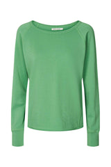 Nemi - Light stretch long sleeve top I Vivid green Vivid green XS  1 - Rabens Saloner - DK