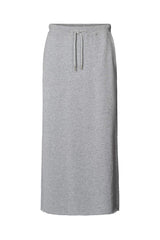 Hanni - Light stretch long skirt I Grey melange Grey melange XS  2 - Rabens Saloner - DK