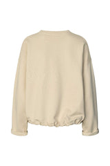 Sheela - Sweat drawstring top I Oyster 2 - Rabens Saloner - DK