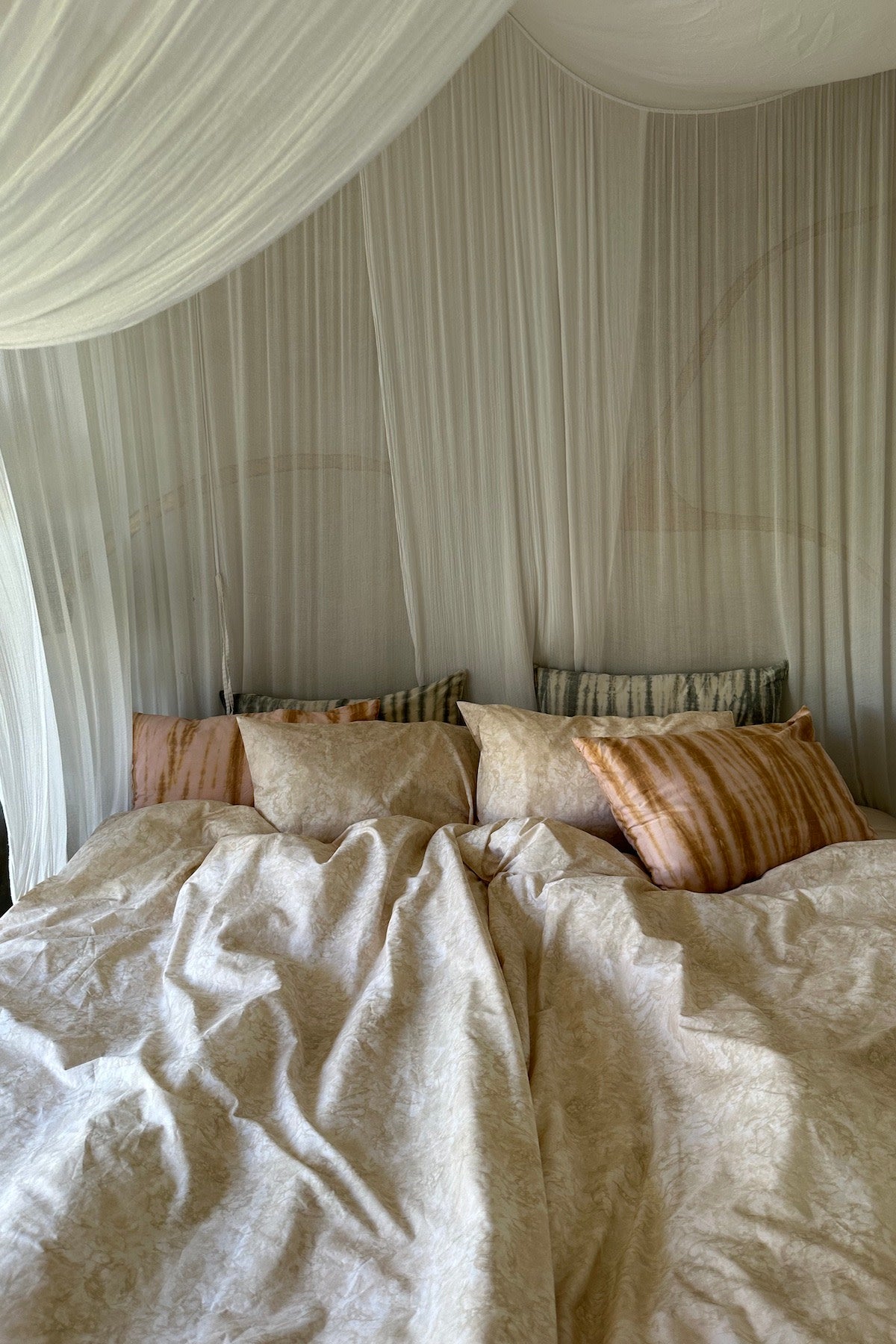 Marbled pillow sham - Pillow sham 50x70 cm I Ivory 3 - Rabens Saloner - DK