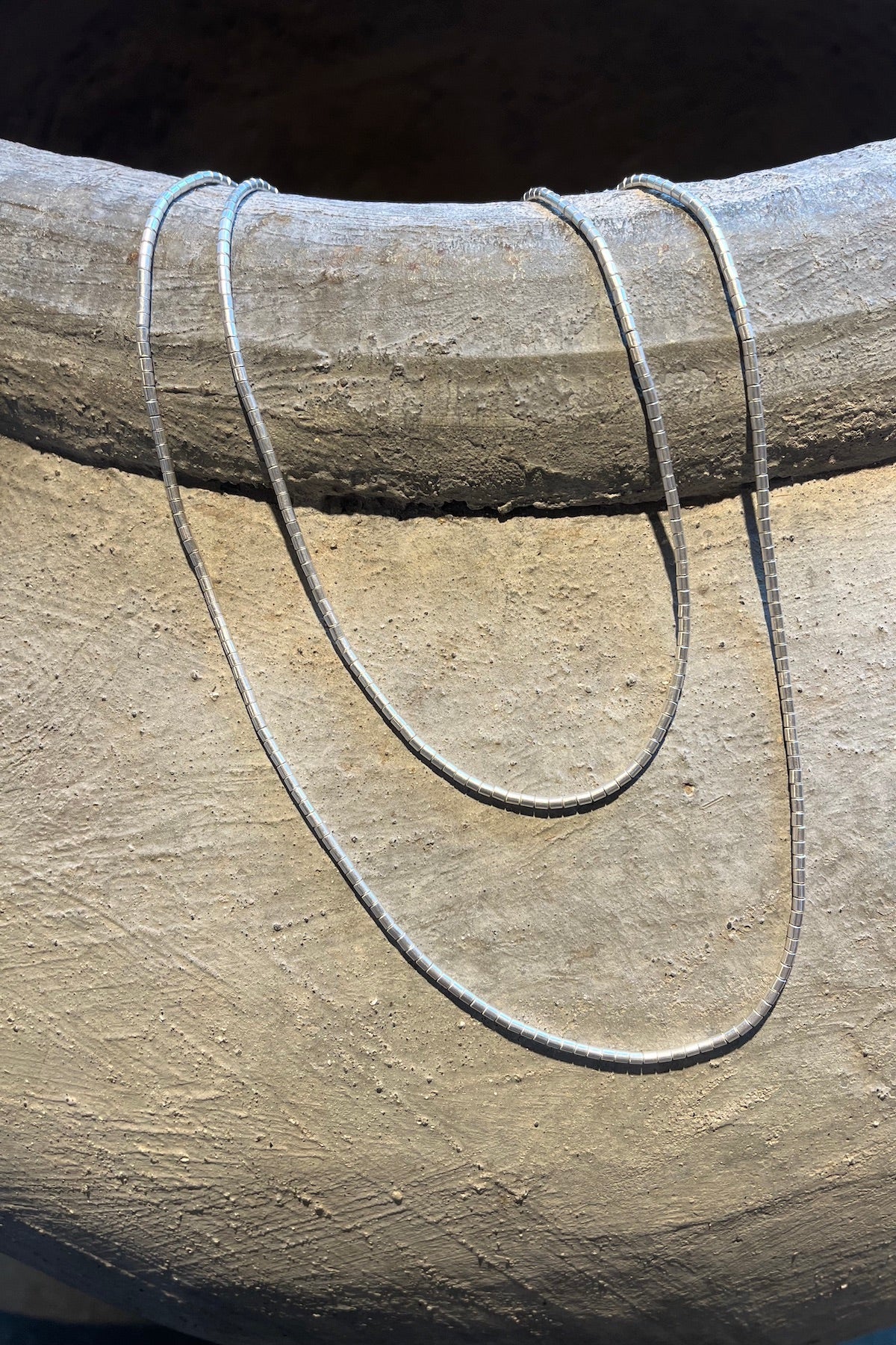 Nafsu - Tube bead necklace I 60 cm    1 - Rabens Saloner - DK
