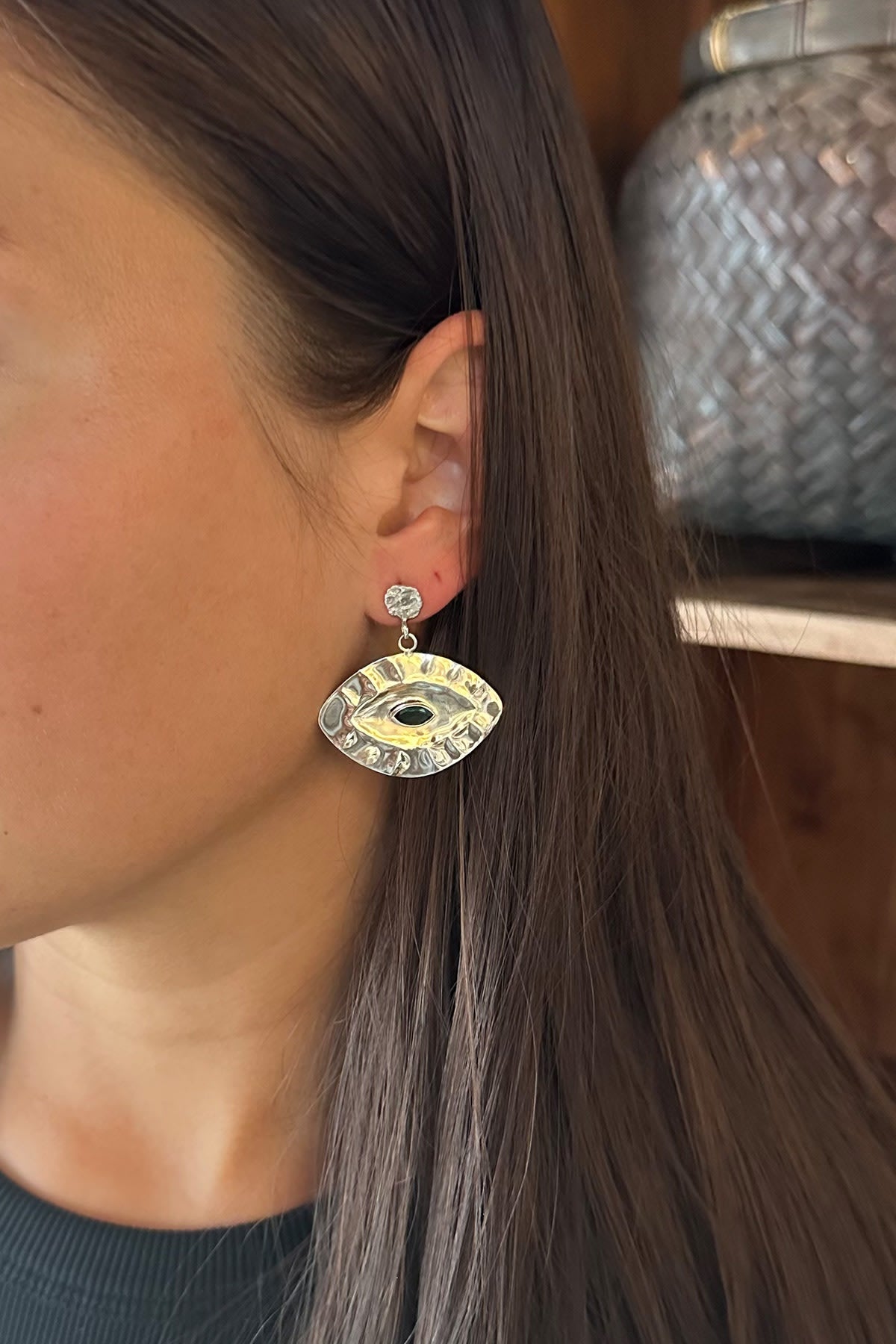 Giant Eye Earring - Nafsu I Silver 2 - Rabens Saloner - DK