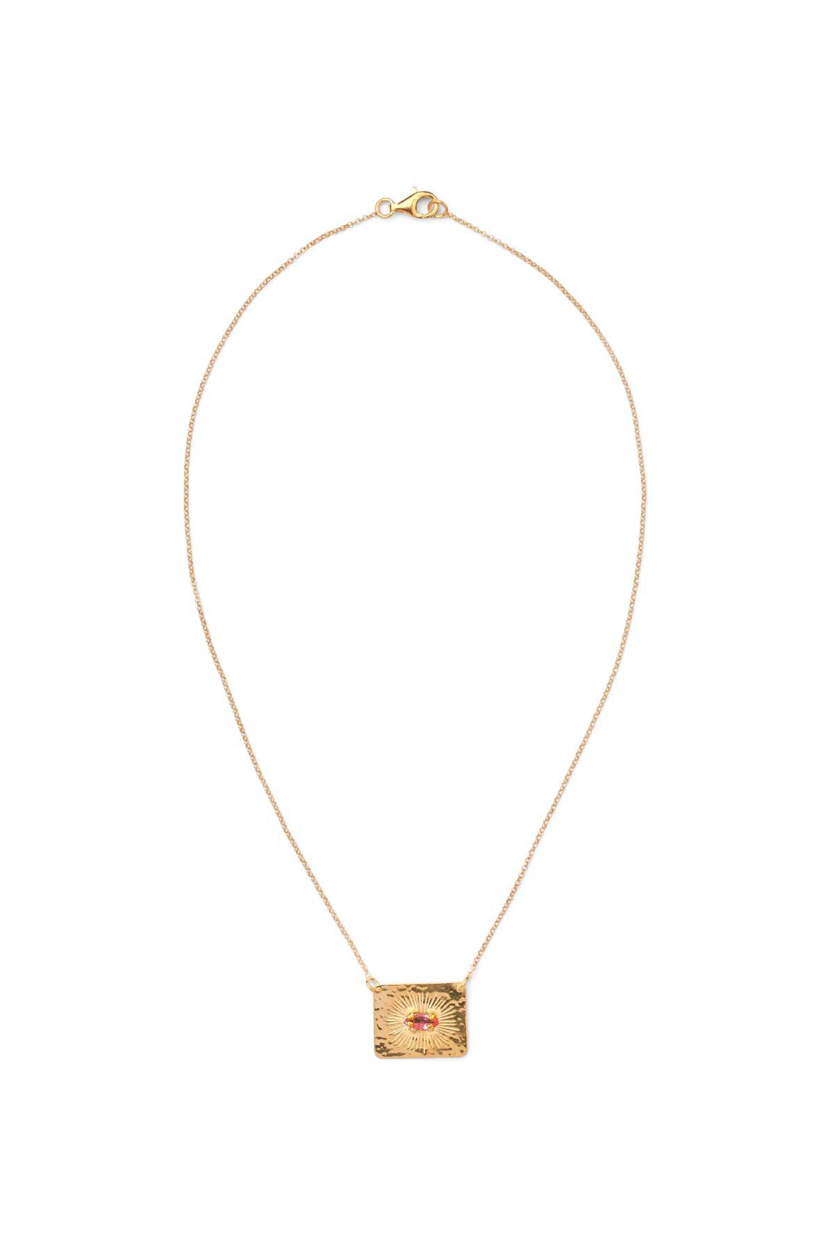 Nafsu - Escapulario necklace I Purple stone    5 - Rabens Saloner - DK