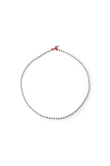 Rice Bead Necklace - Nafsu I Silver 1 - Rabens Saloner - DK