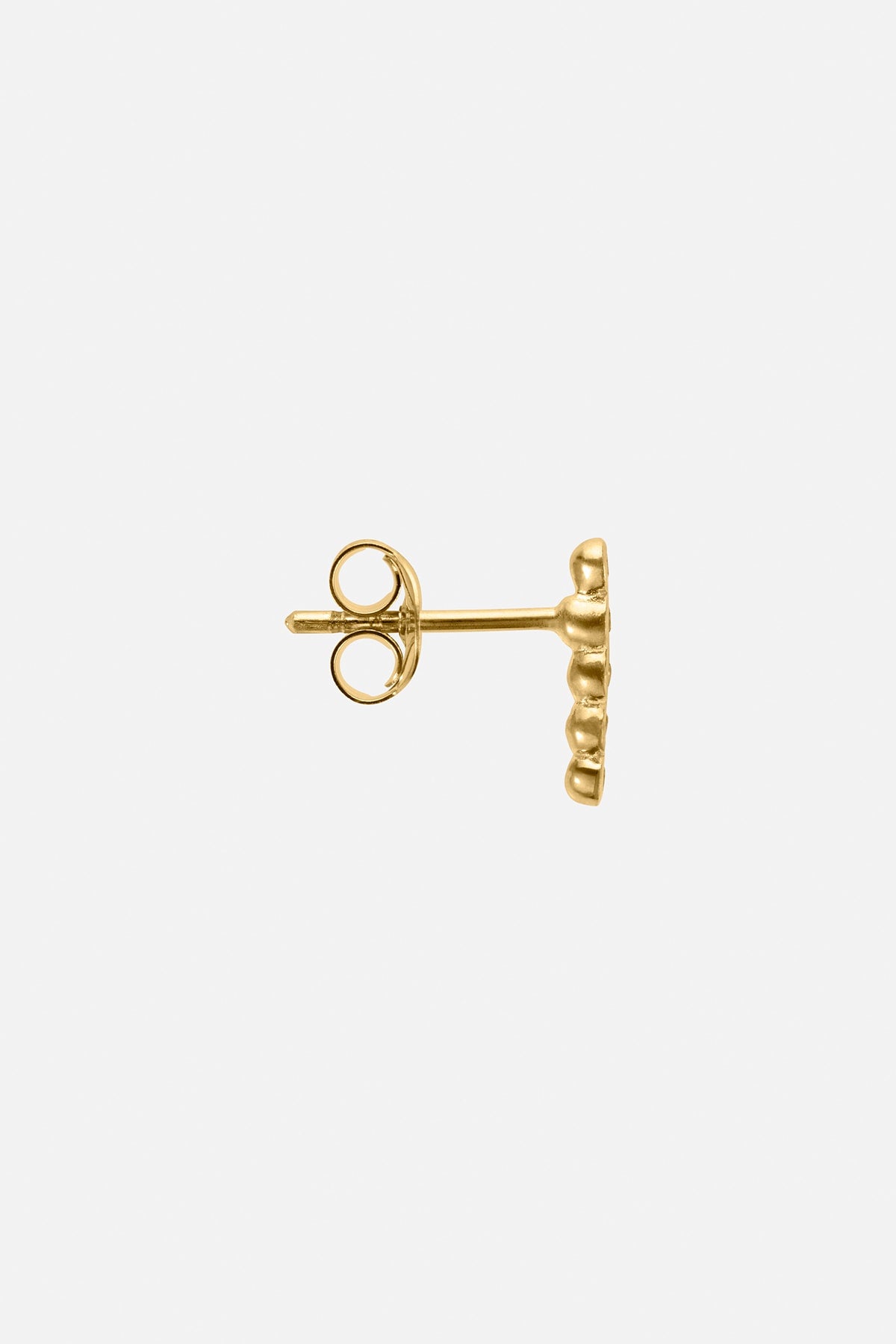 Diamond ear stud - Rabens Momento I Gold w/ Champaign diamond 2 - Rabens Saloner - DK