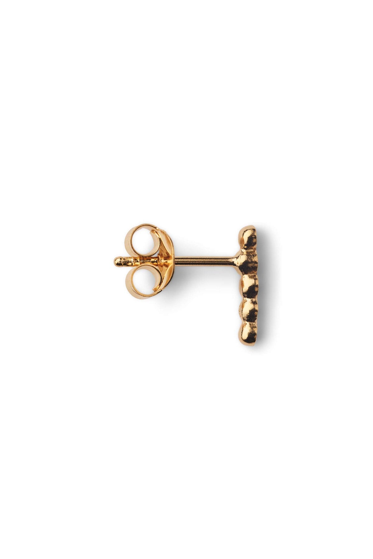 Diamond ear stud - Rabens Momento I Gold w/ Champaign diamond 2 - Rabens Saloner - DK