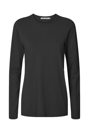 Jacka - Vintage jersey long sleeve top I Faded black Faded black XS 1 - Rabens Saloner - DK