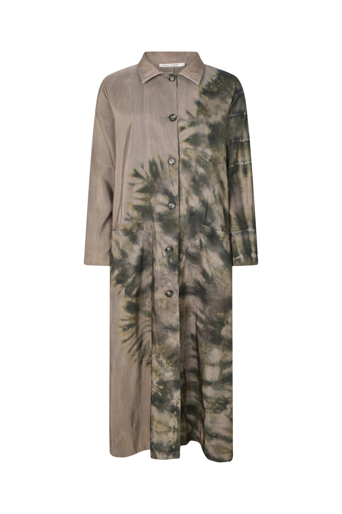 Celine - Lava long coat I Grey green combo Grey green combo XS 5 - Rabens Saloner - DK