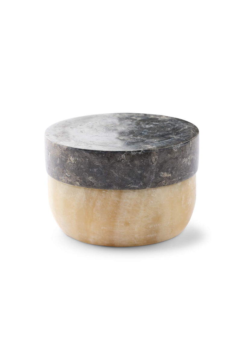 Two colored marble box - Marble box I Beige Combo 1 - Rabens Saloner - DK