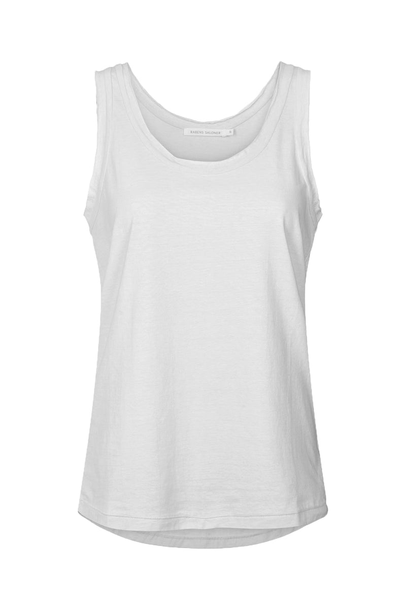 Mio - Vintage cotton tank I Chalk Chalk XS 1 - Rabens Saloner - DK