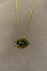 Necklace With Giant Eye Pendant - Nafsu I Gold 2 - Rabens Saloner - DK