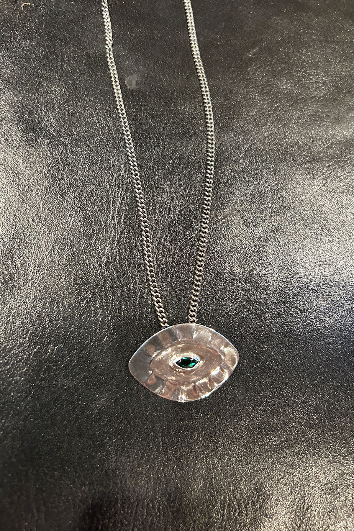 Necklace With Giant Eye Pendant - Nafsu I Silver 4 - Rabens Saloner - DK