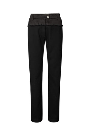 Pawa - Duo canvas pant I Black Black XS  6 - Rabens Saloner - DK