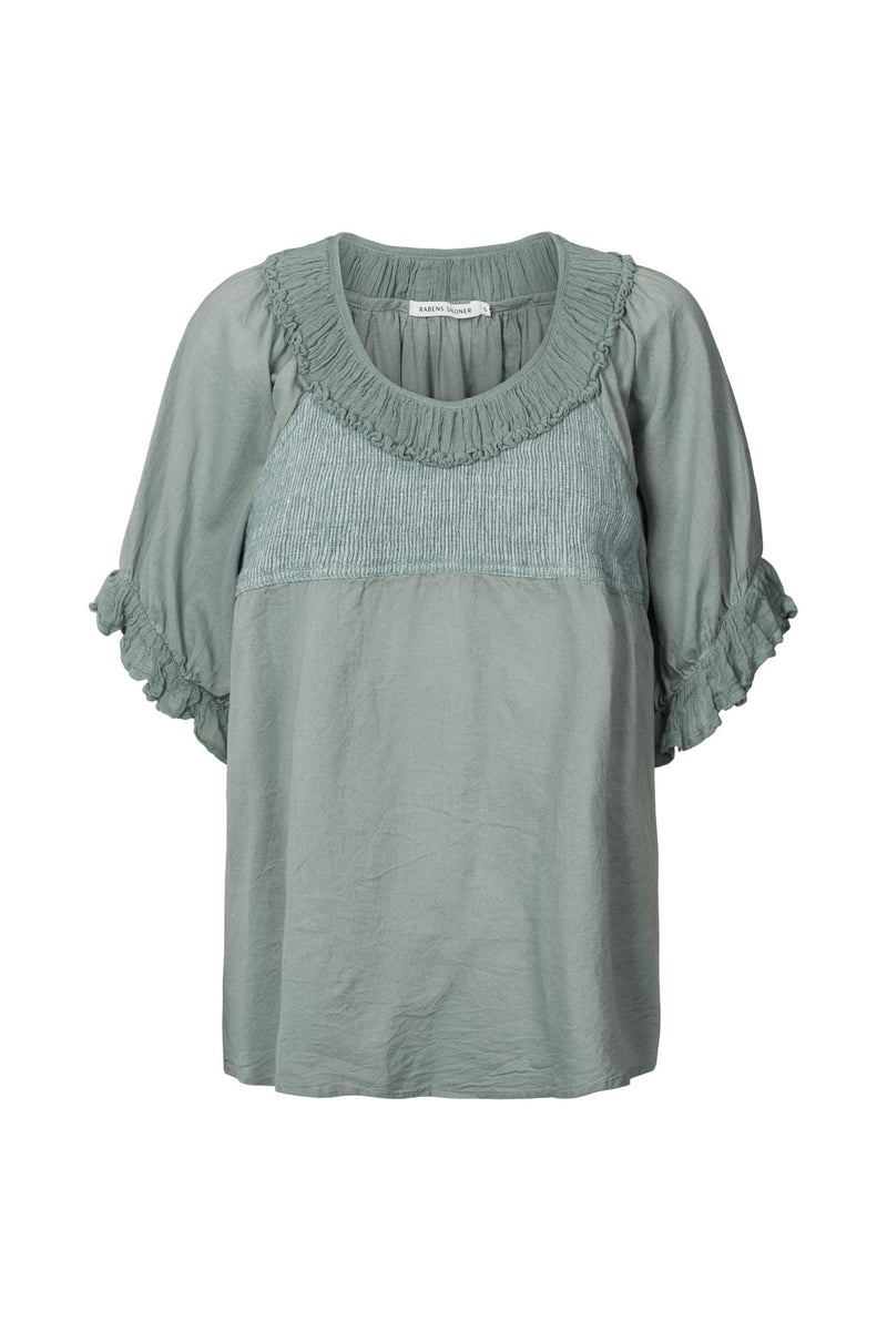 Dorita - Cotton angel top I Sage Sage XS 3 - Rabens Saloner - DK