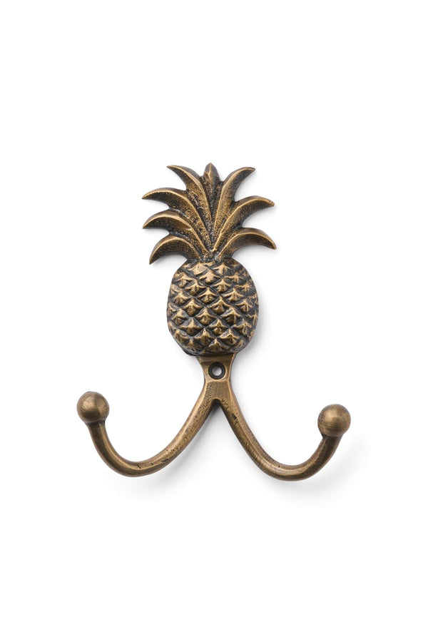 Pineapple w/ 2 hooks - Rabens Apartment I Matte Brass 1 - Rabens Saloner - DK