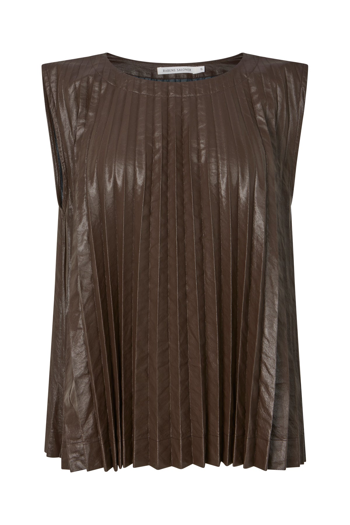 Sinem - Pleats top I French toast French toast XS 4 - Rabens Saloner - DK