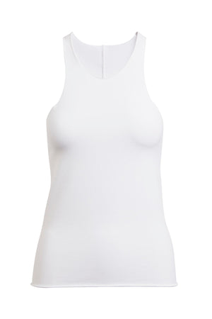 Tilde - Basic racer tank I White White XS  2 - Rabens Saloner - DK