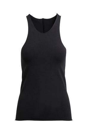 Tilde - Basic racer tank I Washed black