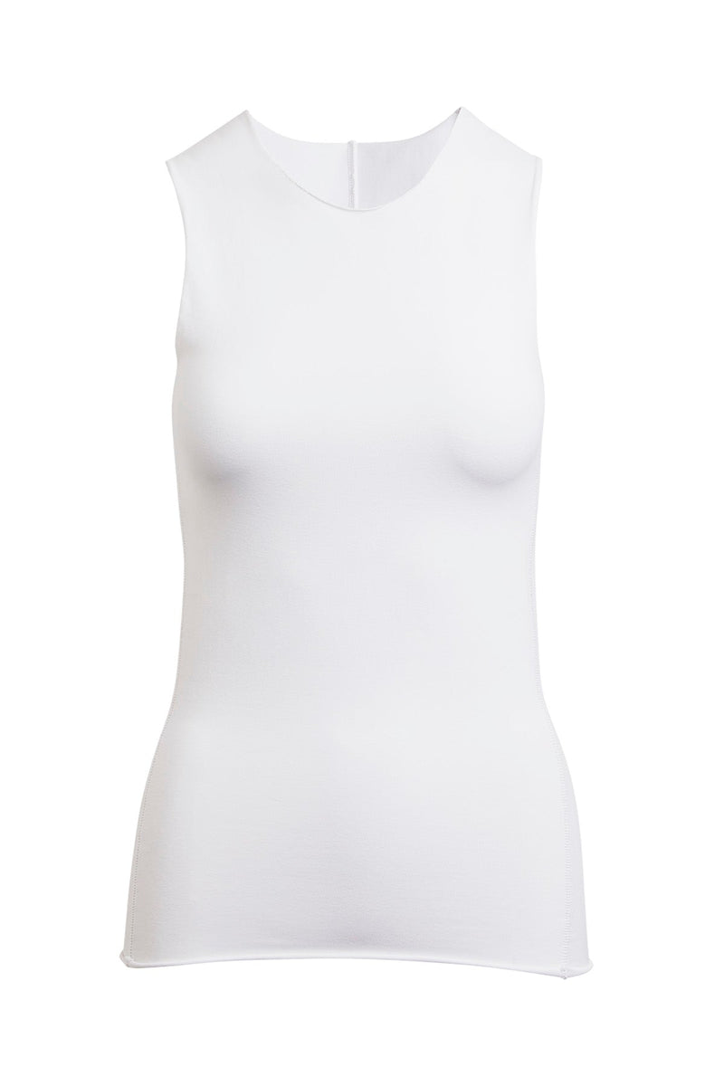 Shiva - Basic long top I White White XS  1 - Rabens Saloner - DK