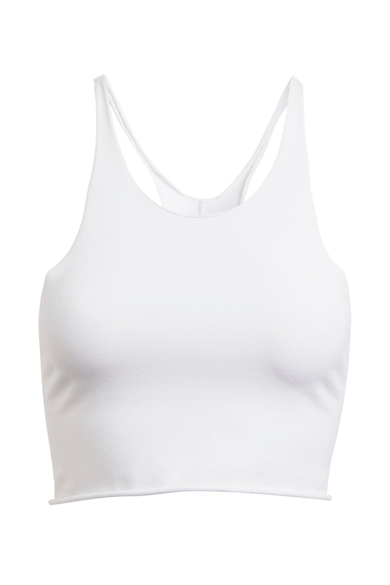 Wendy - Basic racer top I White White XS  2 - Rabens Saloner - DK