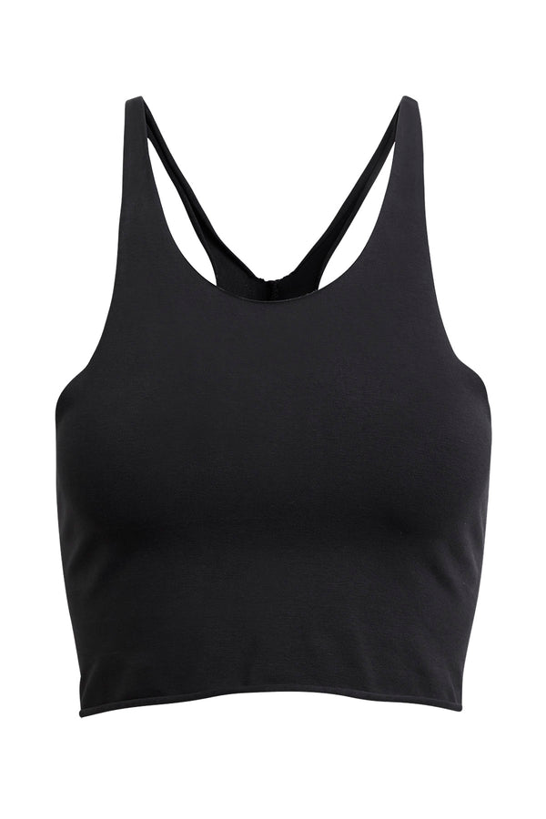 Wendy - Basic racer top I Washed black