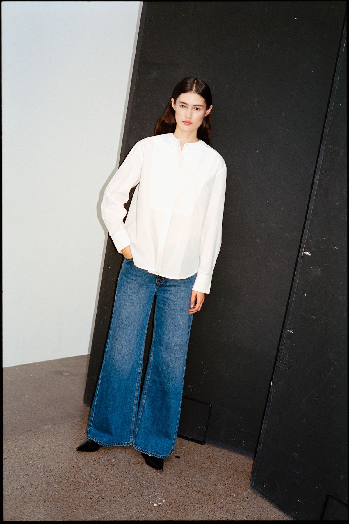 Ini - Denim pants I Washed Indigo 8 - Rabens Saloner - DK