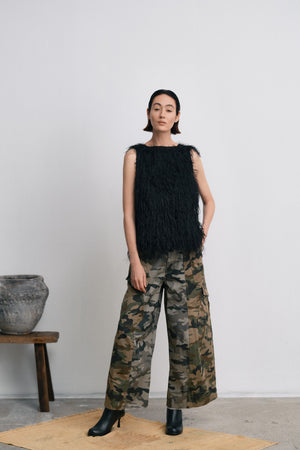 Piper - Plume tank top I PRE-ORDER I Black Black XS 4 - Rabens Saloner - DK
