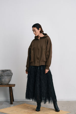 Magna - Plume combo full skirt I PRE-ORDER I Black Black XS 7 - Rabens Saloner - DK