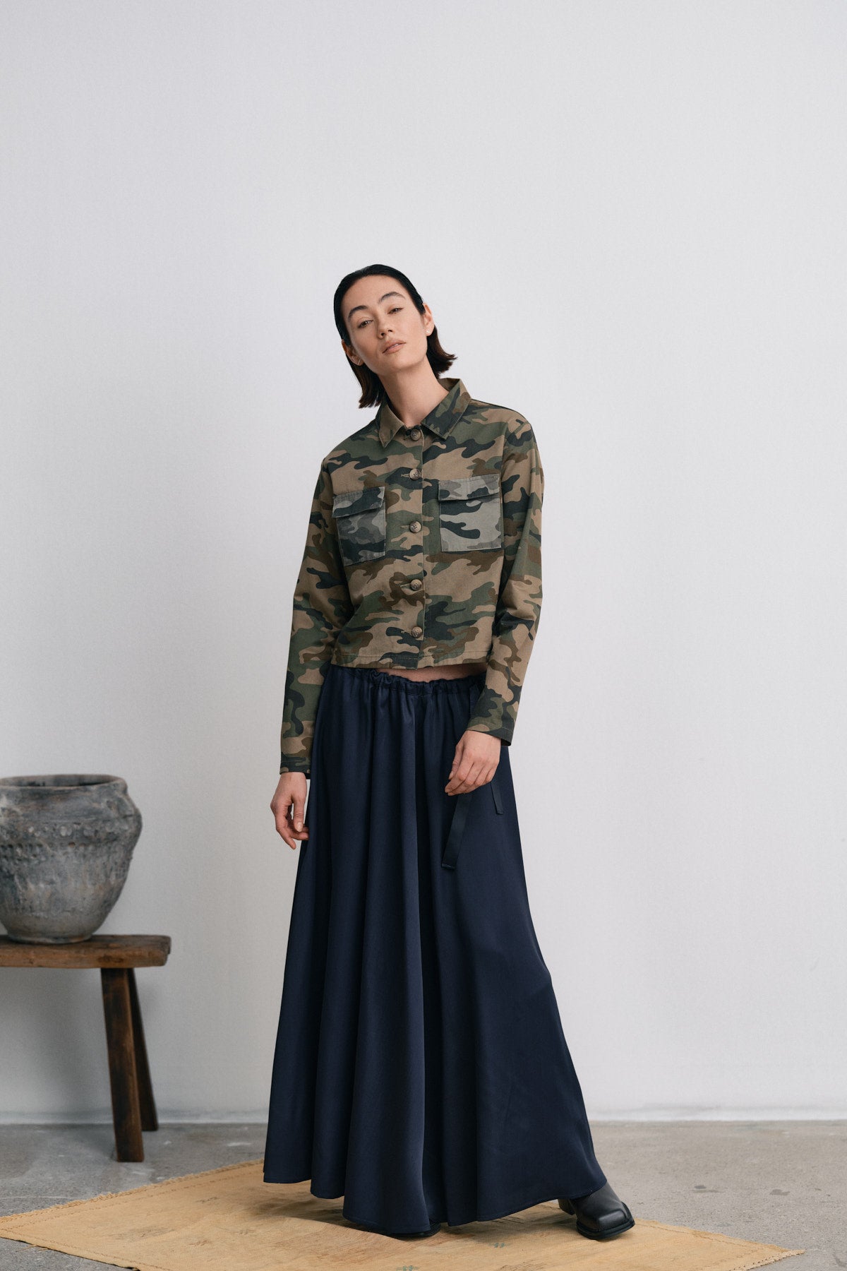 Aleksandra - Camo patchwork jacket I Camo combo 6 - Rabens Saloner - DK
