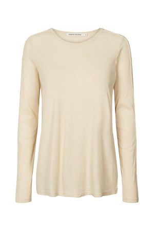 Jacka - Jersey long sleeve top I Chalk Chalk XS  3 - Rabens Saloner - DK