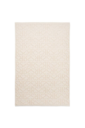 Monogram bath towel - Bath towel 100x150 cm I Ivory Ivory 100x150cm 1 - Rabens Saloner - DK