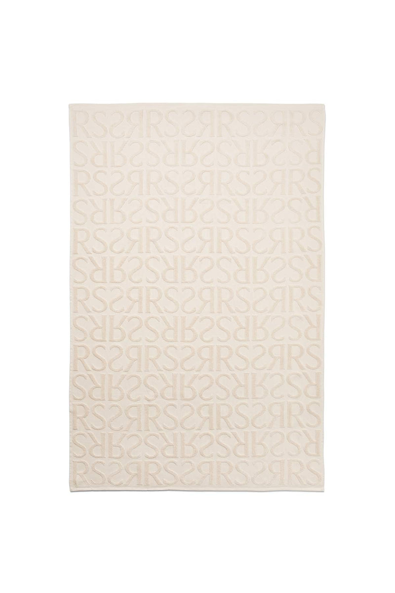 Monogram bath towel - Bath towel 100x150 cm I Ivory Ivory 100x150cm 1 - Rabens Saloner - DK