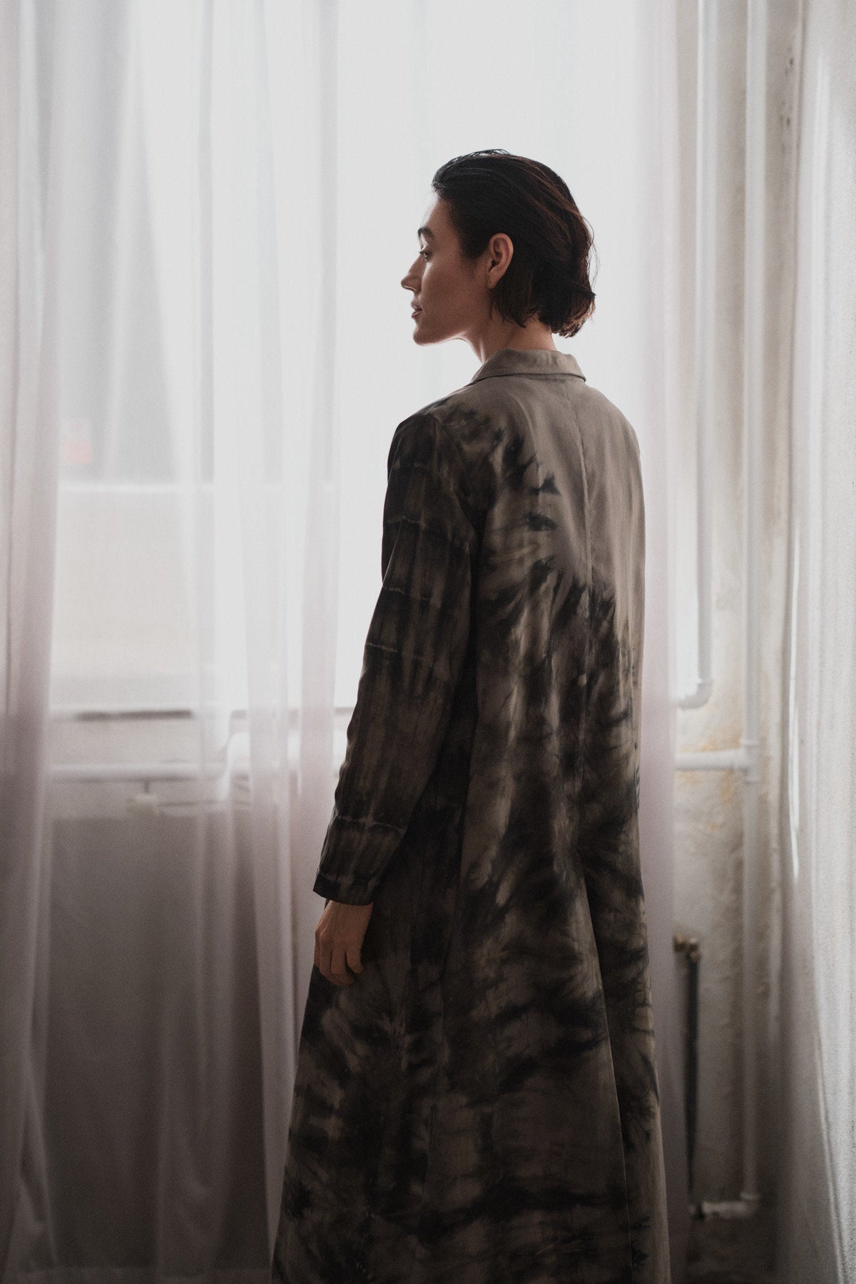 Celine - Lava long coat I Grey green combo 10 - Rabens Saloner - DK
