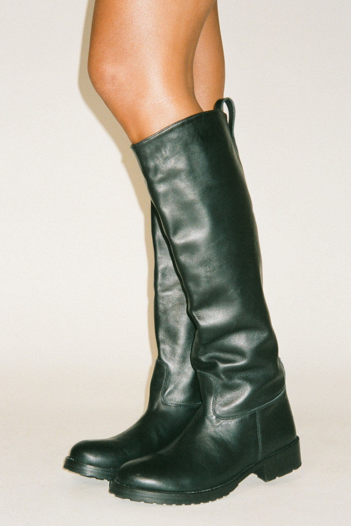 Marit - Leather riding boot I Black Black 36 1 - Rabens Saloner - DK