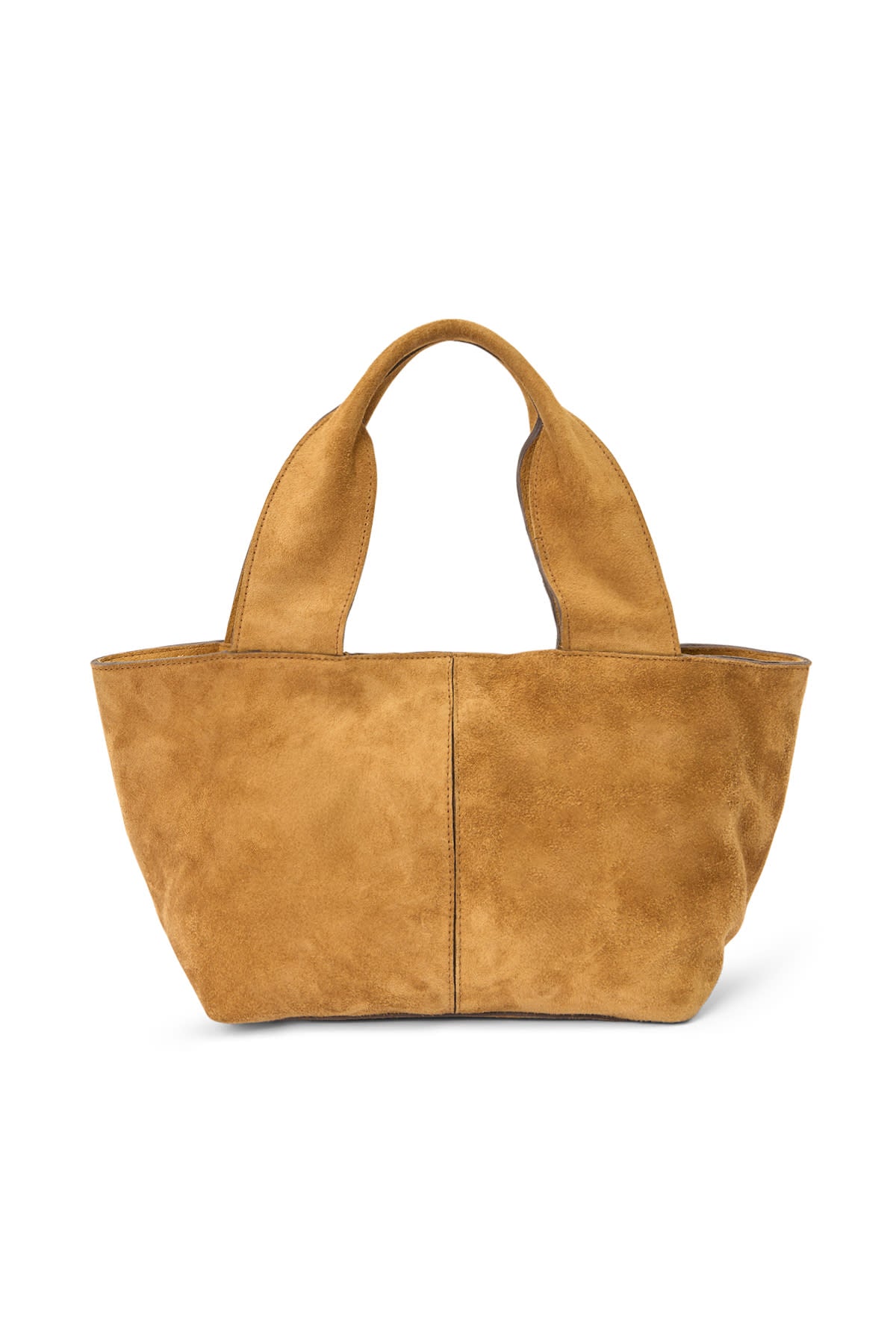 Shalom - Heavy suede mini bag I Whiskey 4 - Rabens Saloner - DK