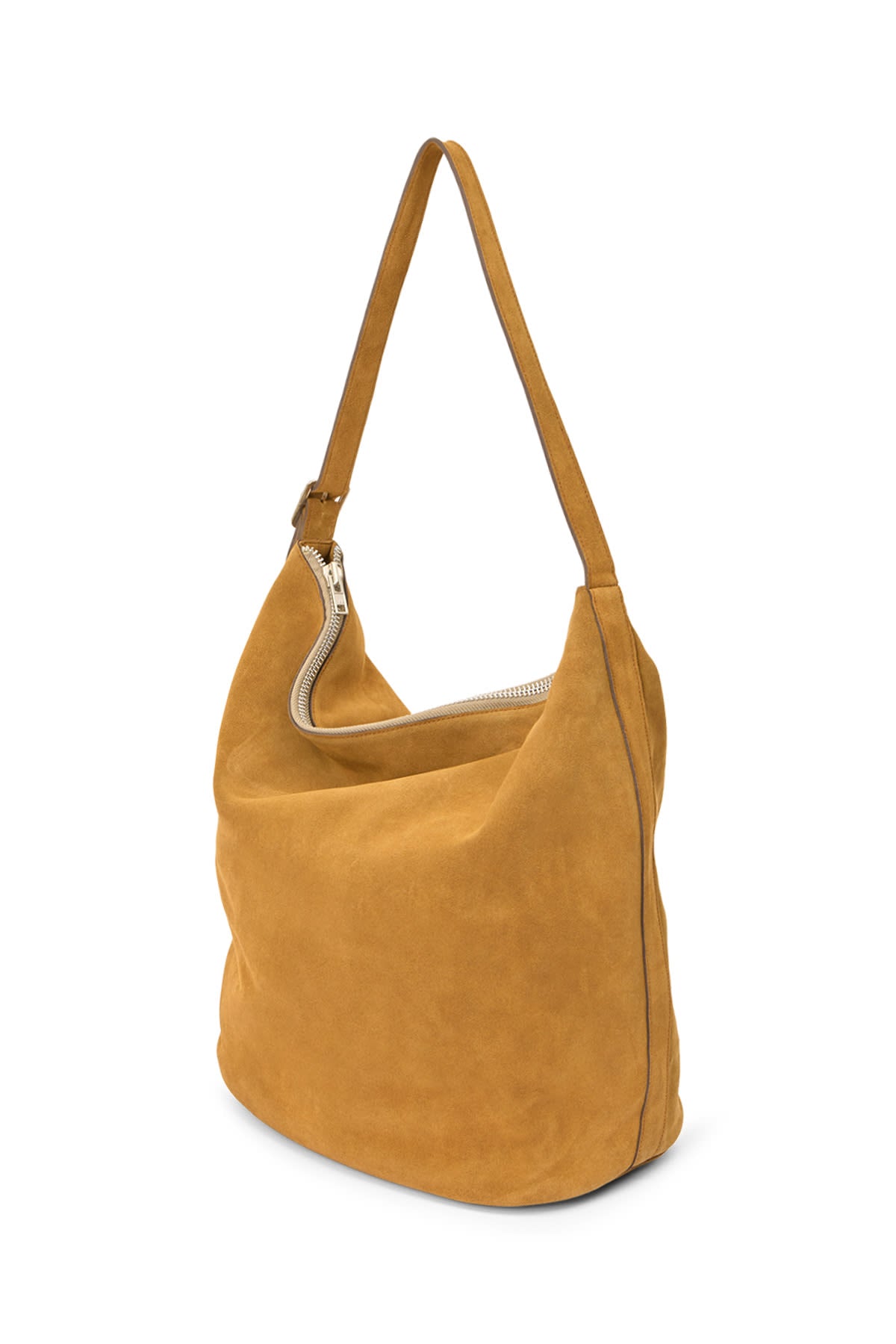 Shamika - Heavy suede shoulder bag I Whiskey 6 - Rabens Saloner - DK