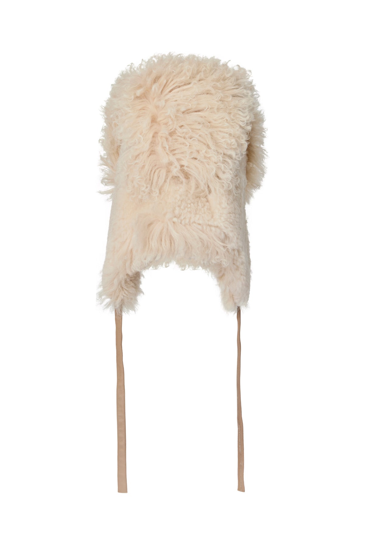 Lune - Duo shearling hat I Chalk 3 - Rabens Saloner - DK