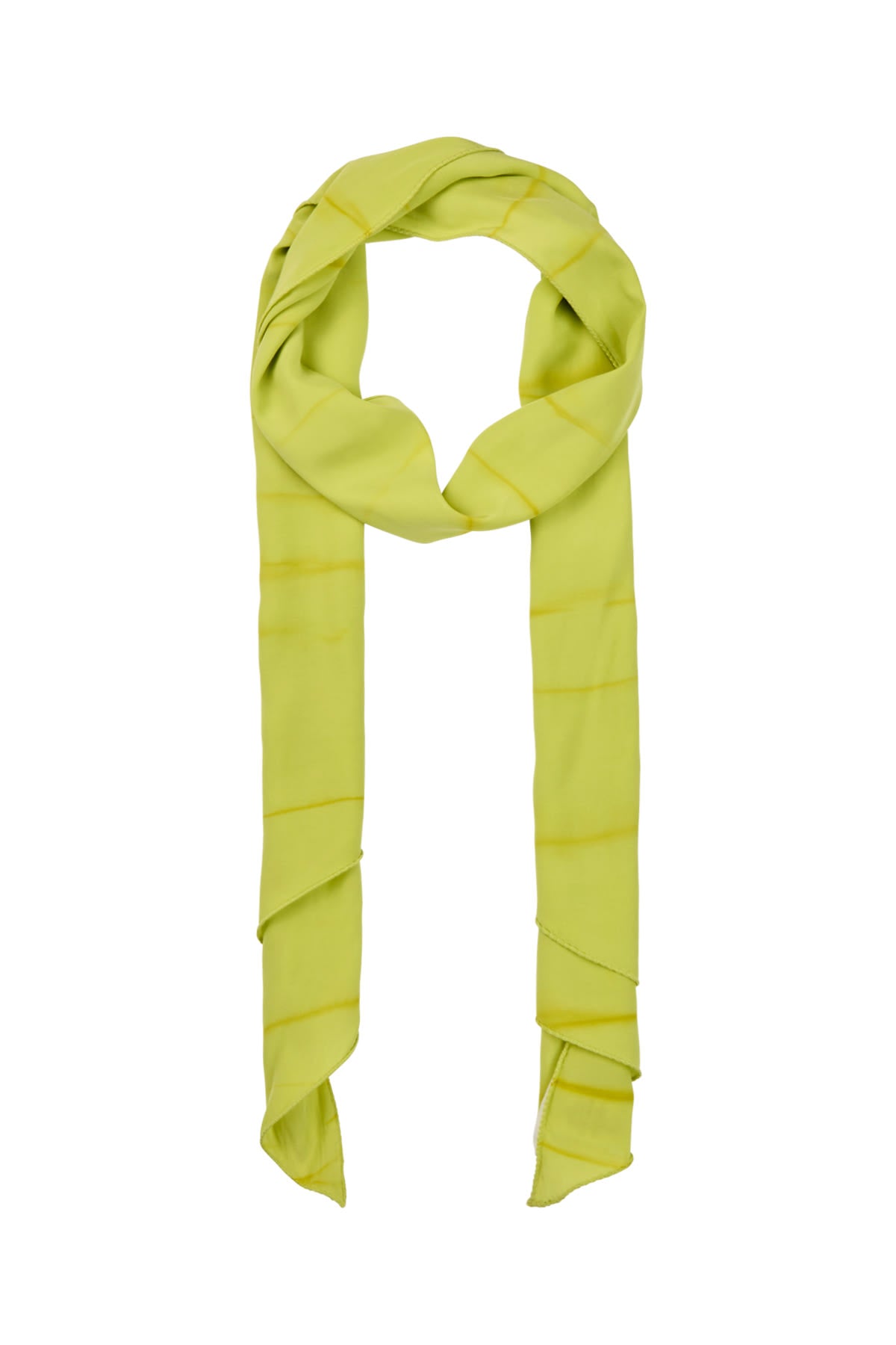 Tatiana - Chartreuse tie scarf I Chartreuse 1 - Rabens Saloner - DK