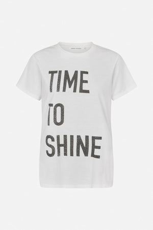 Ambla - Time to shine t-shirt I Chalk Chalk XS 4 - Rabens Saloner - DK