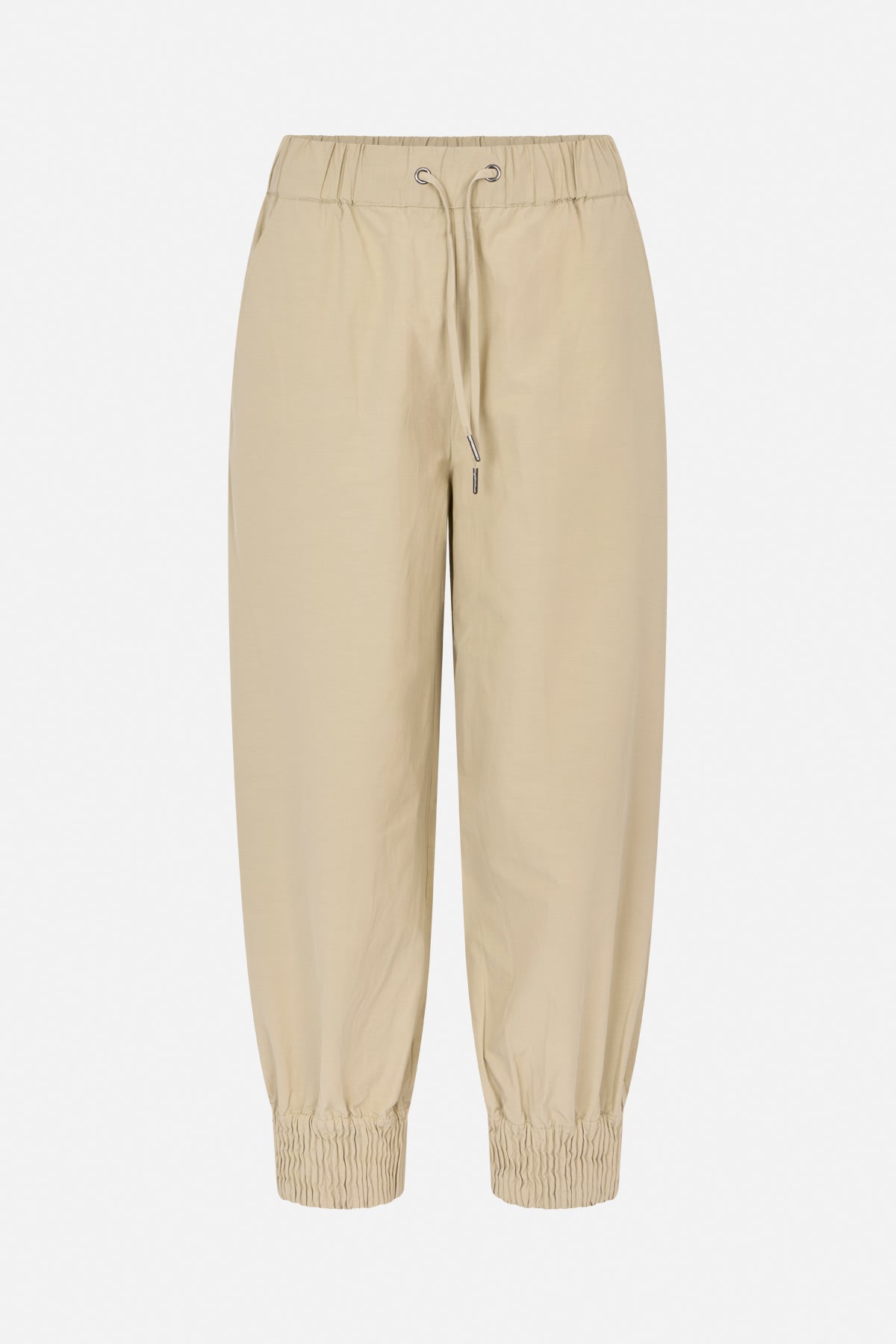 Zenna - Weightless smocked pants I Dark chalk