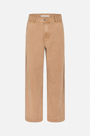 Sabina - Canvas pants I Washed tobacco Washed tobacco XS 4 - Rabens Saloner - DK