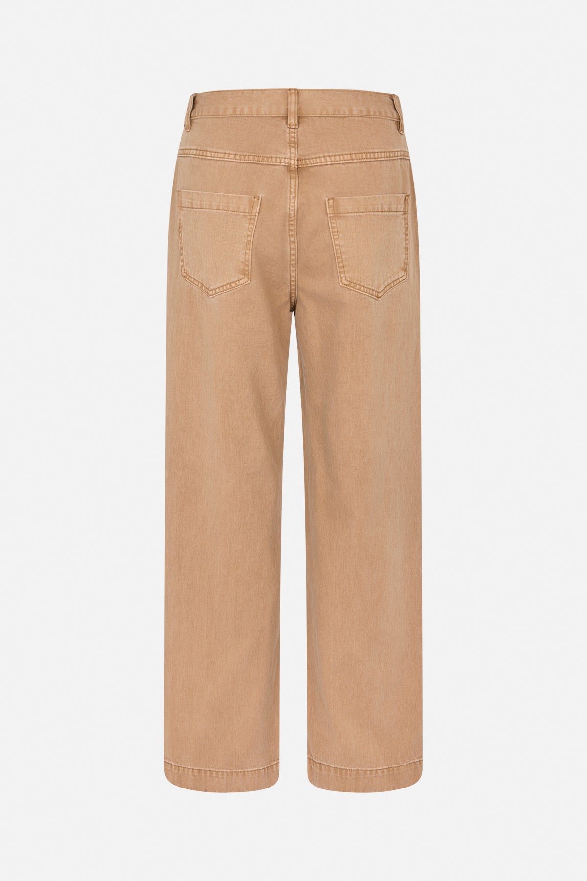 Sabina - Canvas pants I Washed tobacco 5 - Rabens Saloner - DK